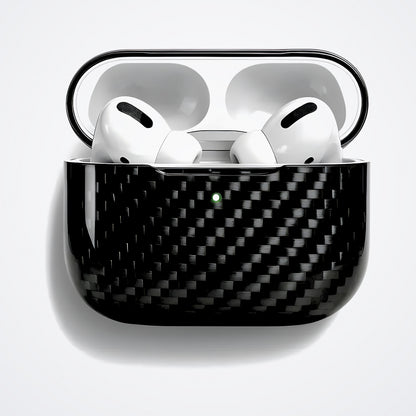 AirPods Karbon Fiber Kılıf – Örgü Karbon Siyah | KarbonExe
