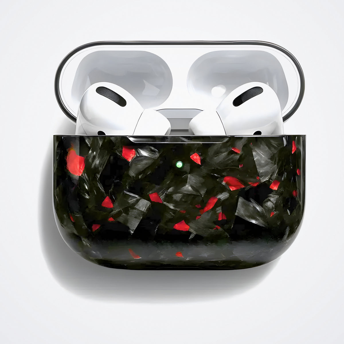 AirPods Karbon Fiber Kılıf – Dövme Karbon Kırmızı | KarbonExe