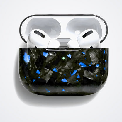 AirPods Karbon Fiber Kılıf – Dövme Karbon Mavi | KarbonExe