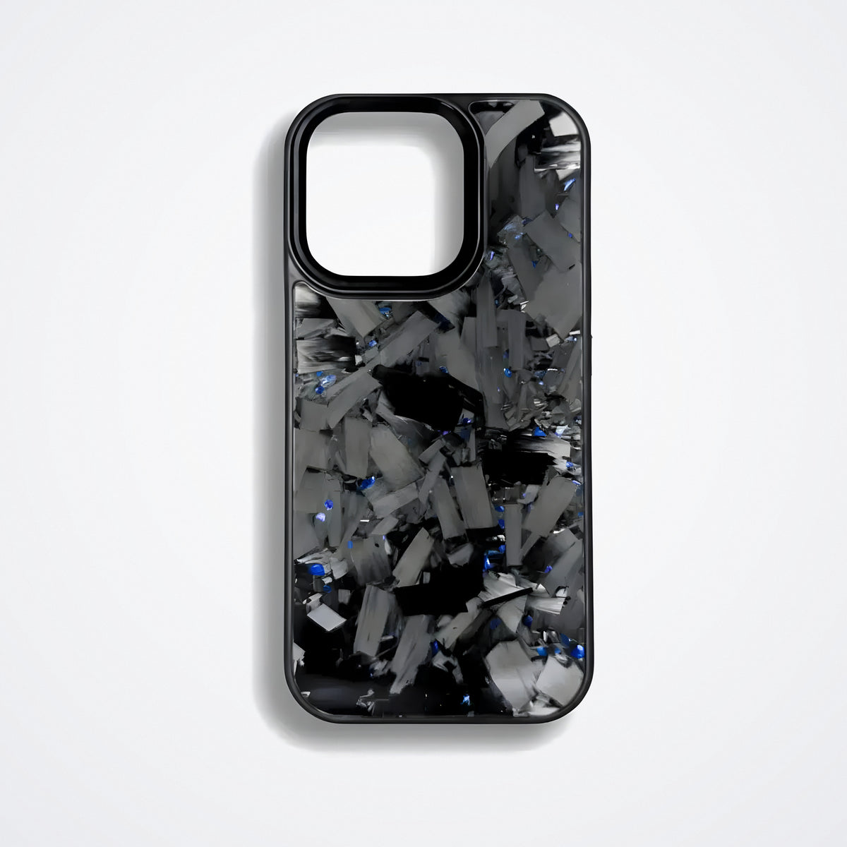 iPhone Dövme Karbon Kılıf V2 (MagSafe) – Dövme Karbon Mavi | KarbonExe
