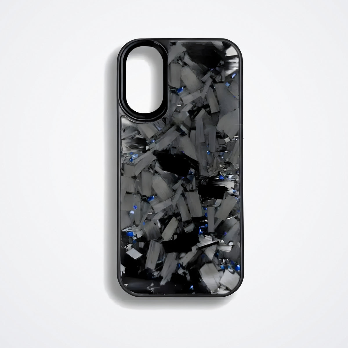 iPhone Dövme Karbon Kılıf V2 (MagSafe) – Dövme Karbon Mavi | KarbonExe