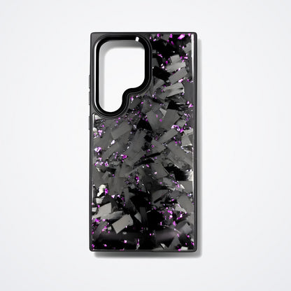Samsung Galaxy Dövme Karbon Kılıf V2 – Dövme Karbon Mor | KarbonExe