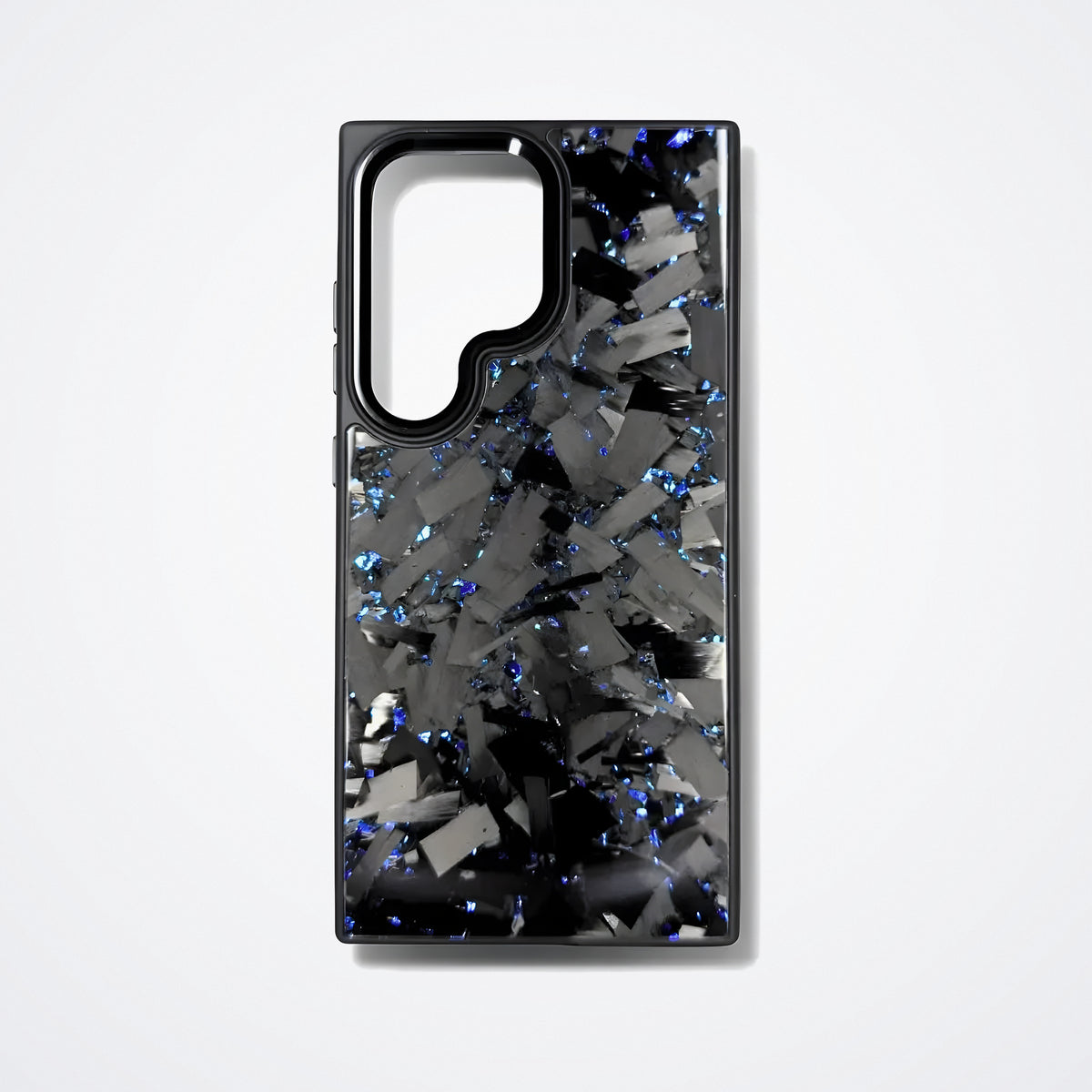 Samsung Galaxy Dövme Karbon Kılıf V2 – Dövme Karbon Mavi | KarbonExe
