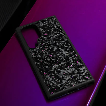 Samsung Galaxy S Serisi Dövme Karbon Kılıf – Dövme Karbon Mor | KarbonExe