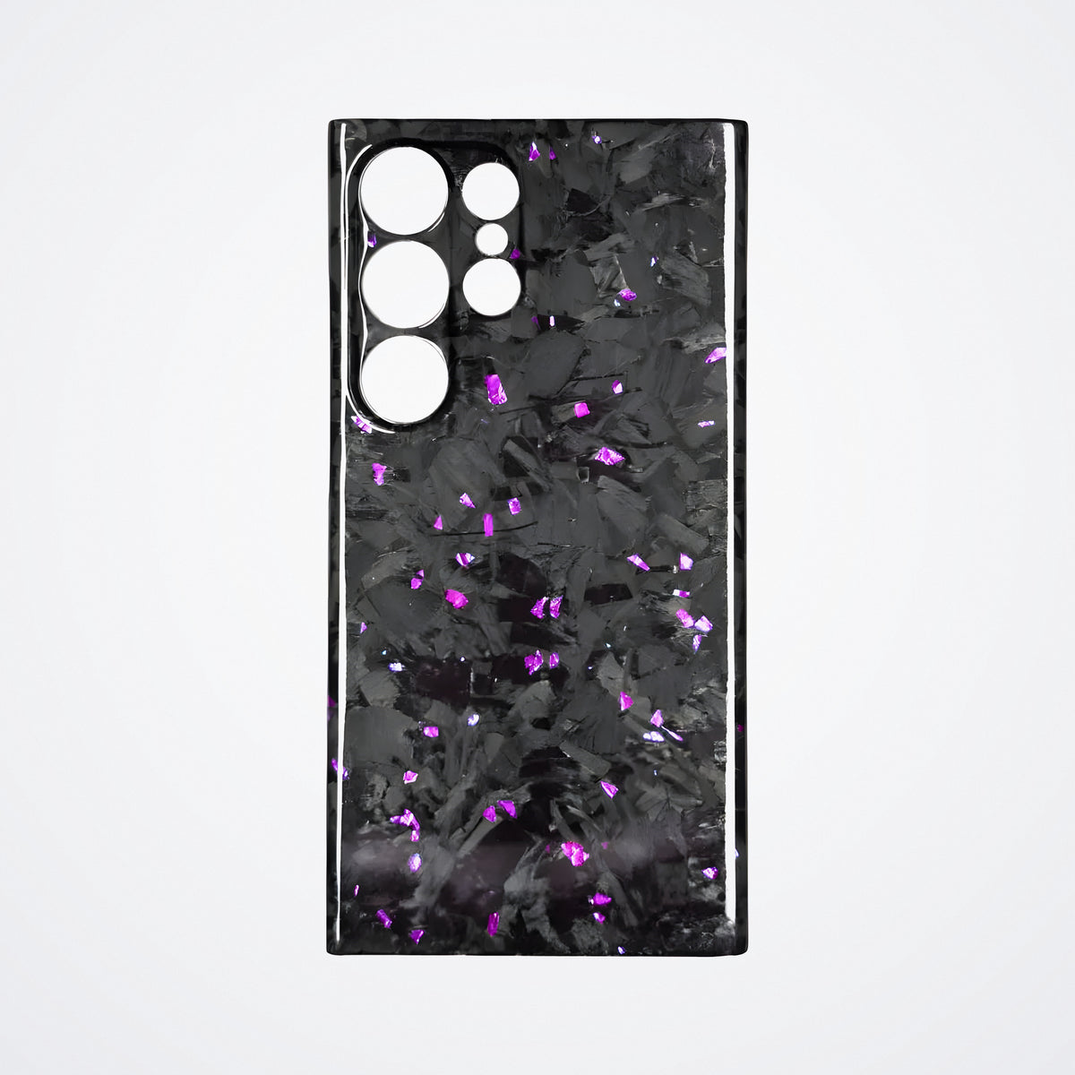 Samsung Galaxy Ultra Tam Karbon Kılıf – Dövme Karbon Mor | KarbonExe