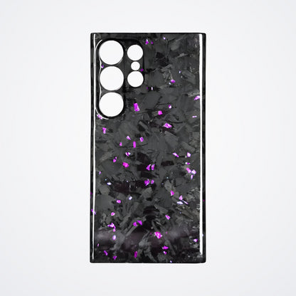 Samsung Galaxy Ultra Tam Karbon Kılıf – Dövme Karbon Mor | KarbonExe