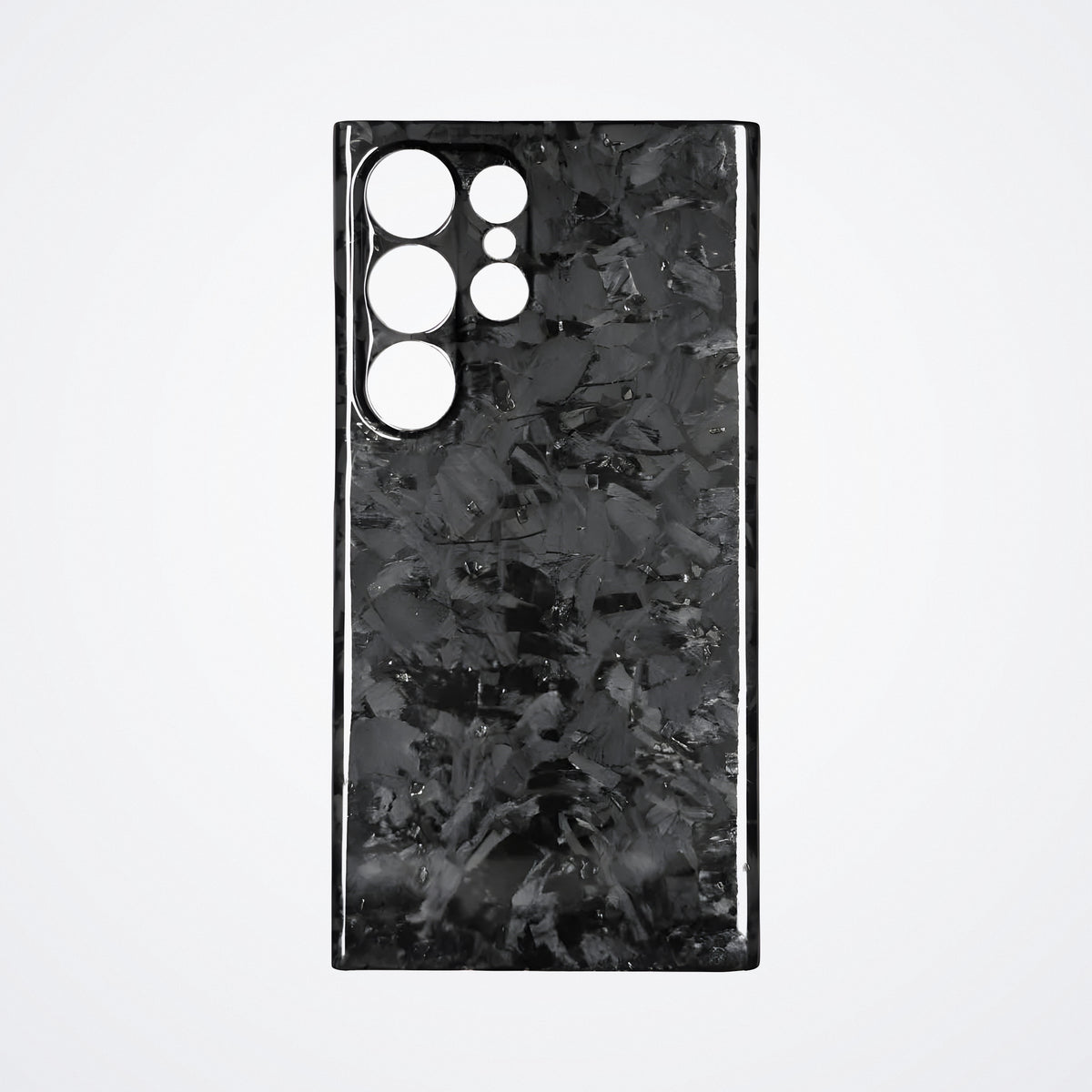 Samsung Galaxy Ultra Tam Karbon Kılıf – Dövme Karbon Siyah | KarbonExe