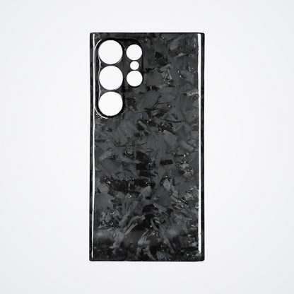 Samsung Galaxy Ultra Tam Karbon Kılıf – Dövme Karbon Siyah | KarbonExe